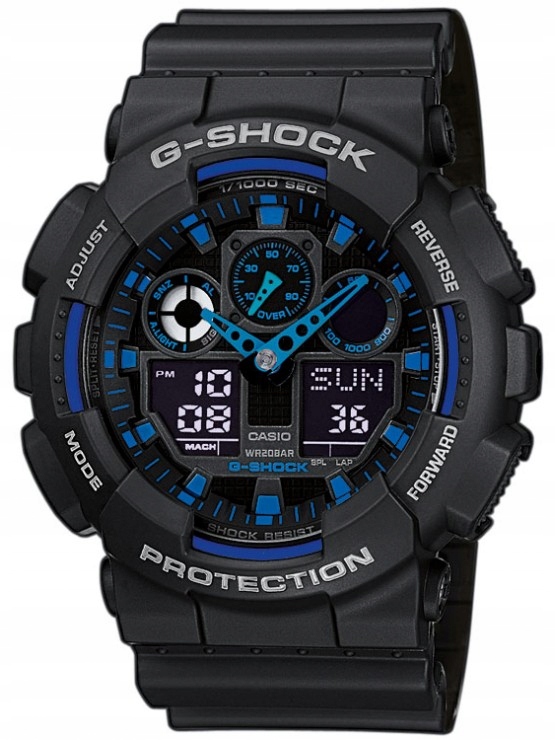 Sportovní pánské hodinky Casio G-shock GA-100 Záruka 3+3 roky Zibi Gravírování