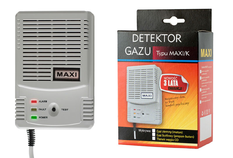 

Detektor czujnik gazu propan-butan i gazu ziemnego