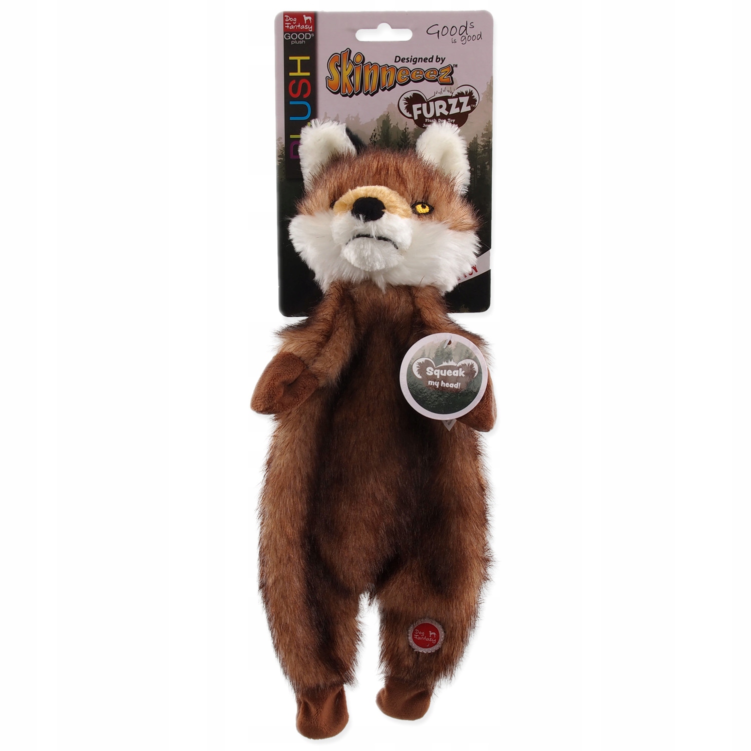 ZABAWKA LISEK SKINNEEEZ 34 CM DLA PSA DUŻA ZABAWKA PLUSZOWA