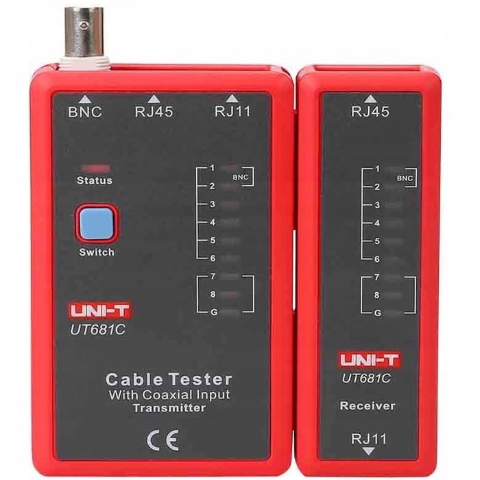 

Unit UT681 Tester kabli internetowych RJ45 Utp Lan