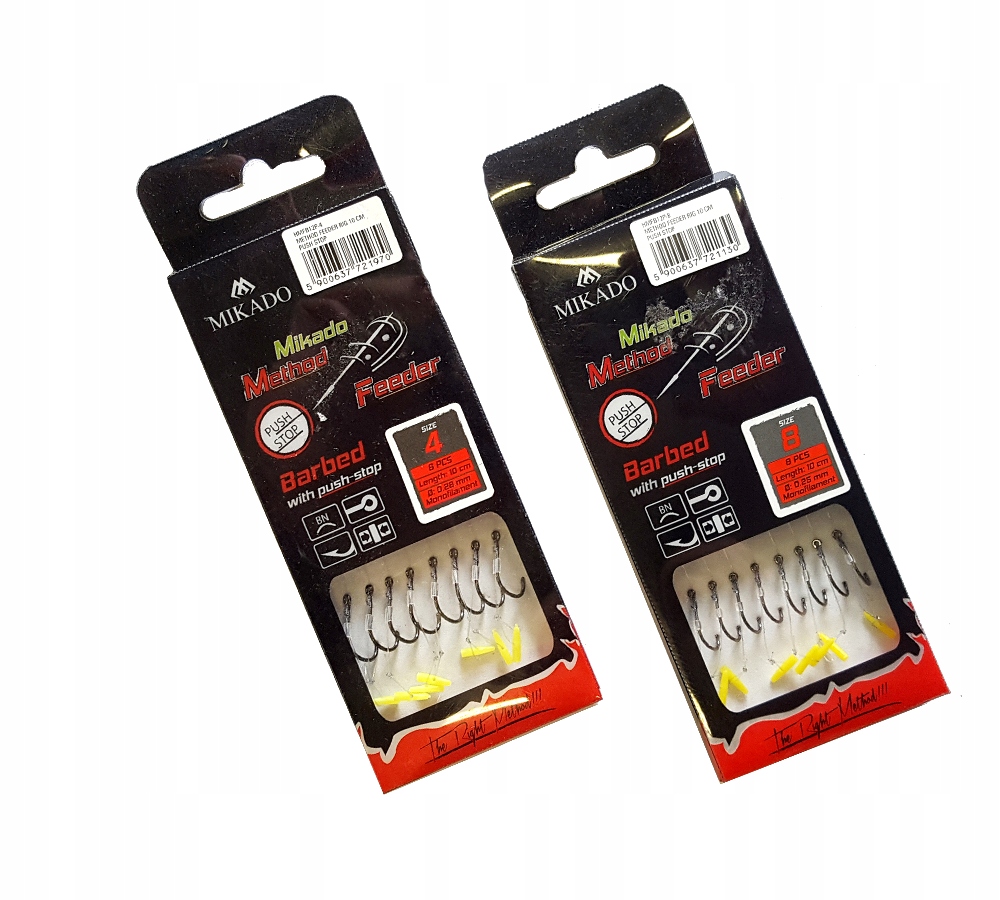 

Mikado Przypon Haczyki Method Feeder Push Stop #12