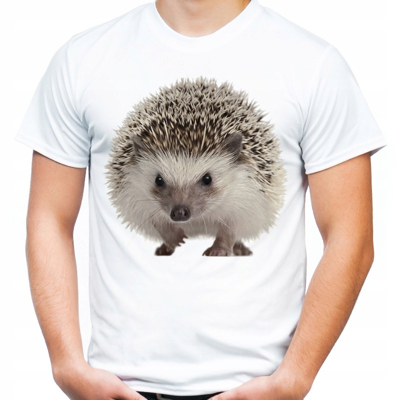 Koszulka dziecięca z jeżem jeż nadrukiem jeża 128