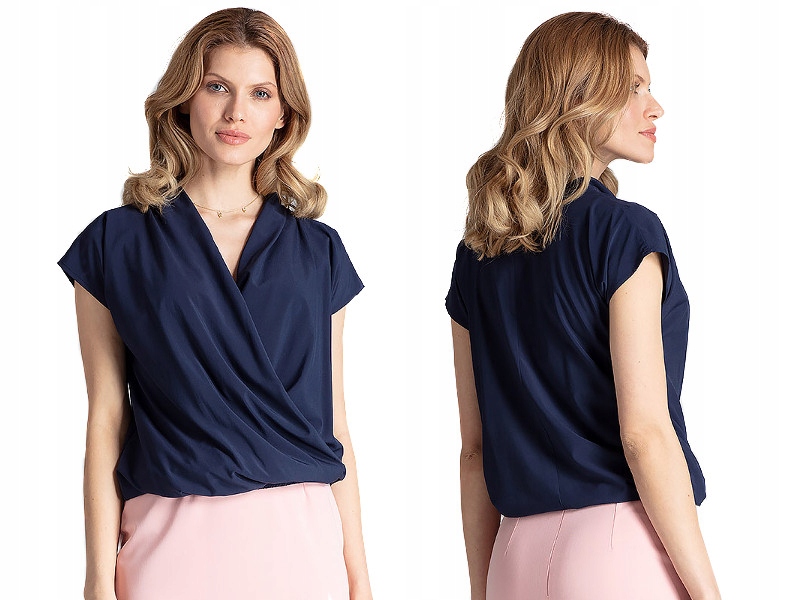 

elegancka Bluzka damska z Krótkim rękawem 38 M