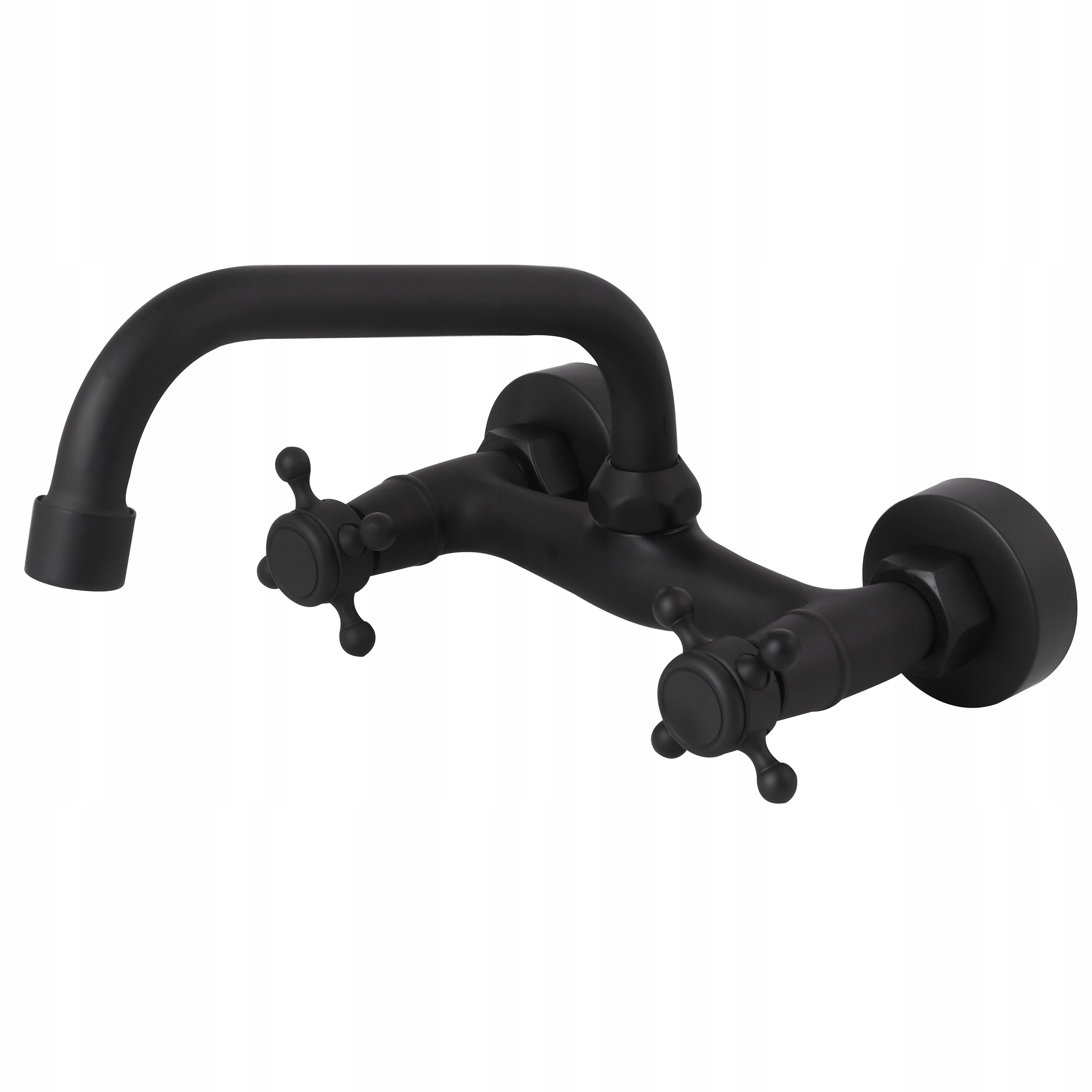 

Bateria kuchenna ścienna umywalkowa pokrętła retro