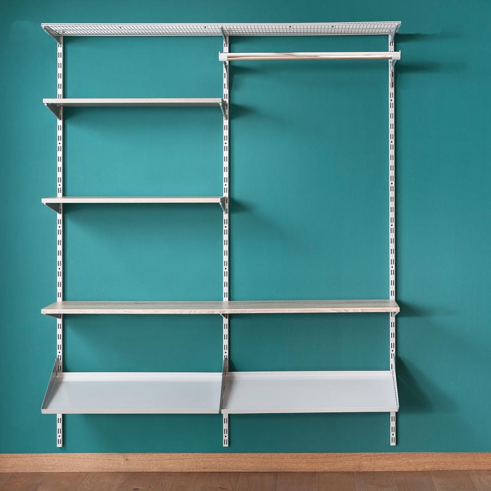 WSPORNIK PÓŁKI DO REGAŁ MAGAZYNOWY SREBRNY U 22CM Waga produktu z opakowaniem jednostkowym 0.166 kg