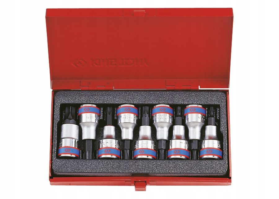 ZESTAW NASADEK Z KOŃCÓWKĄ TORX 1/2'' T20 - T60