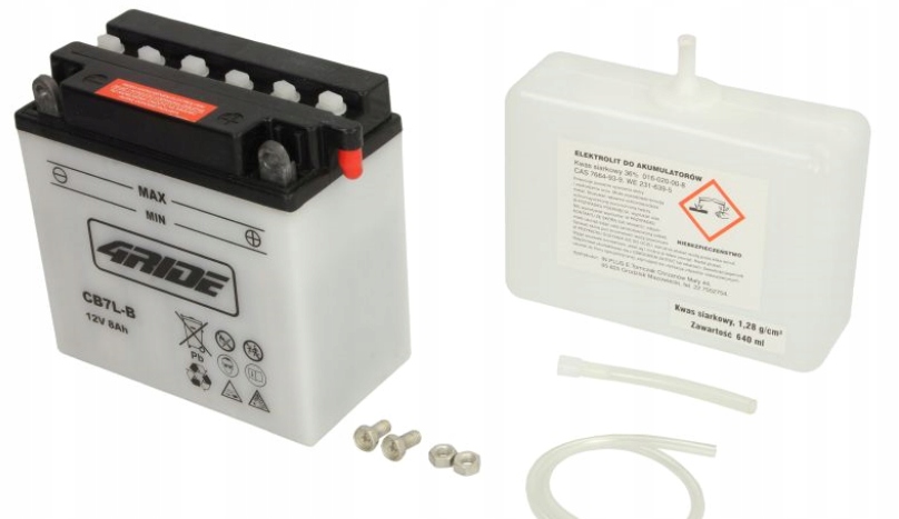 CB7L-B 4RIDE - 12V 7Ah кислотна/робоча / пускова батарея