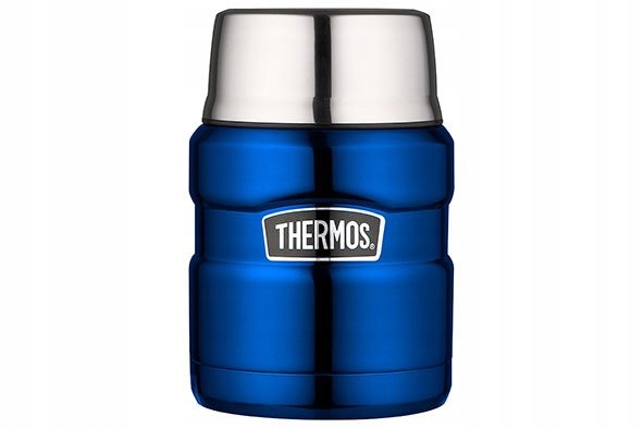 Termos na oběd Thermos King 470 ml s lžící Blue