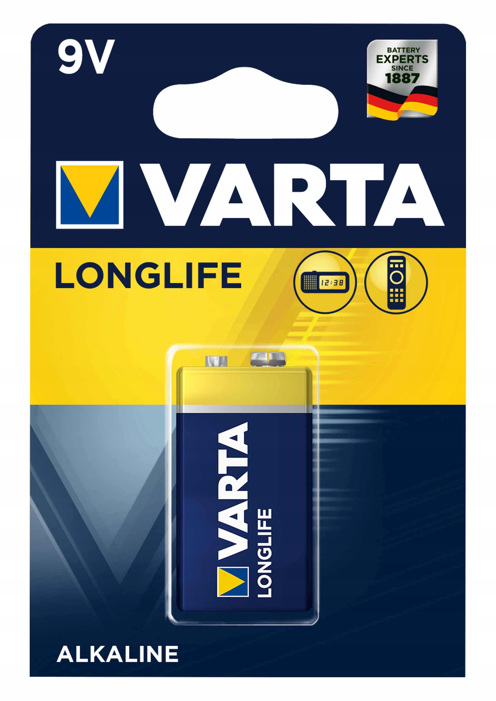 

Bateria Varta Longlife 6LR61 9V Alkaliczna