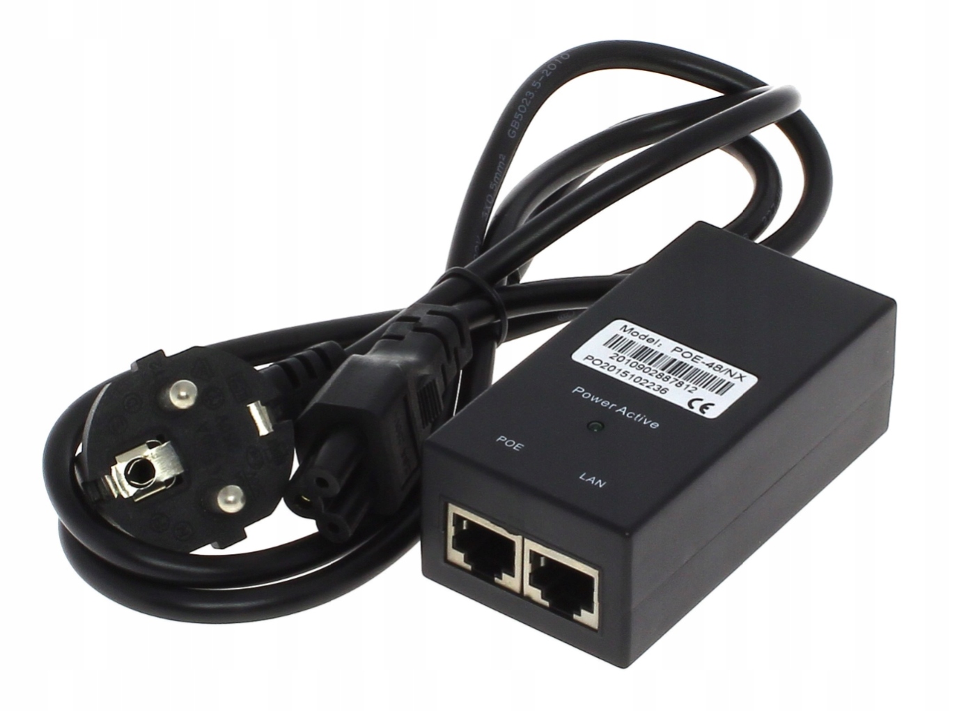 

Zasilacz PoE do kamer Ip Poe Injector na skrętke