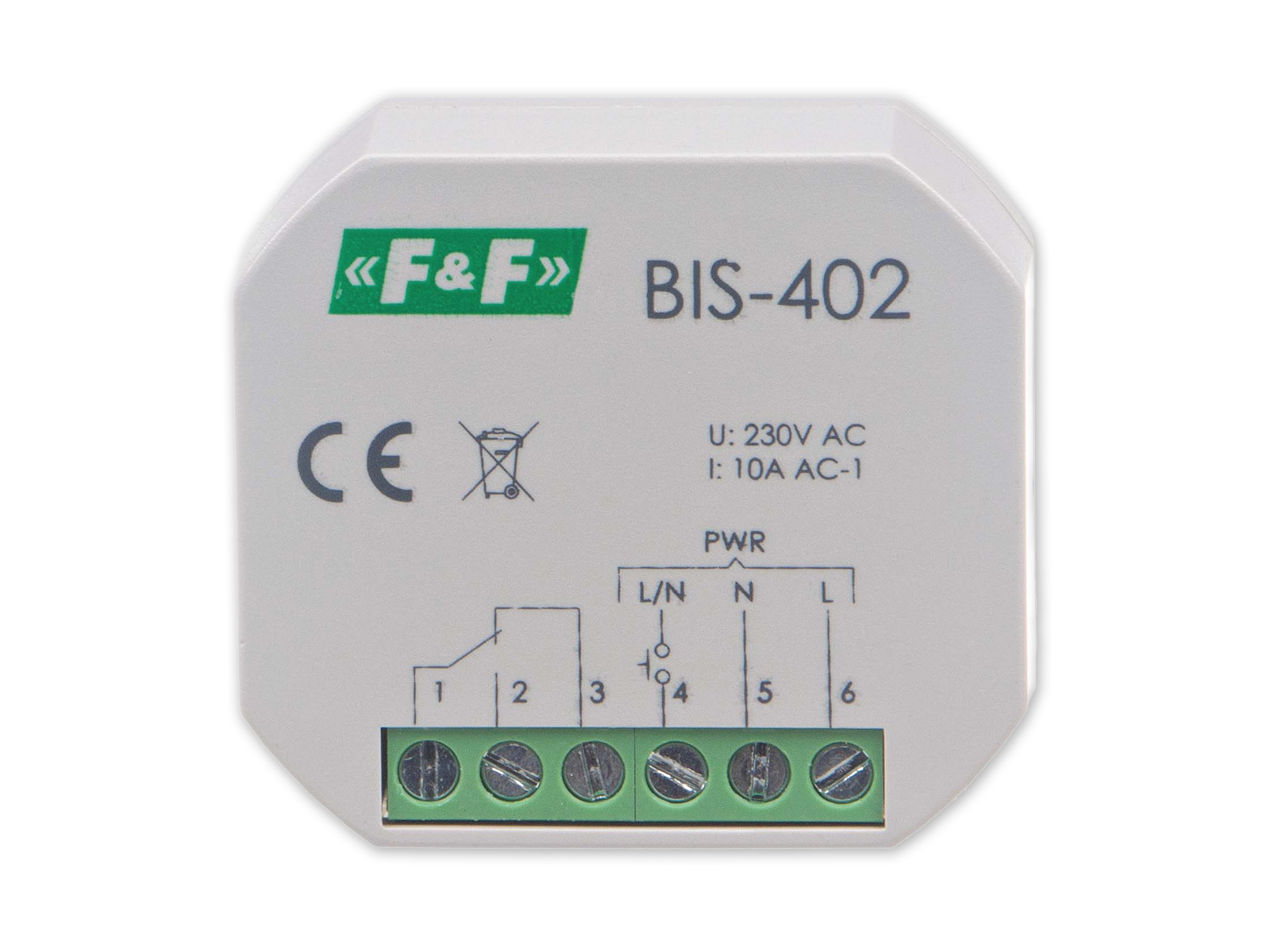 

F&f Przekaźnik Bistabilny Do Puszki BIS-402 Pl