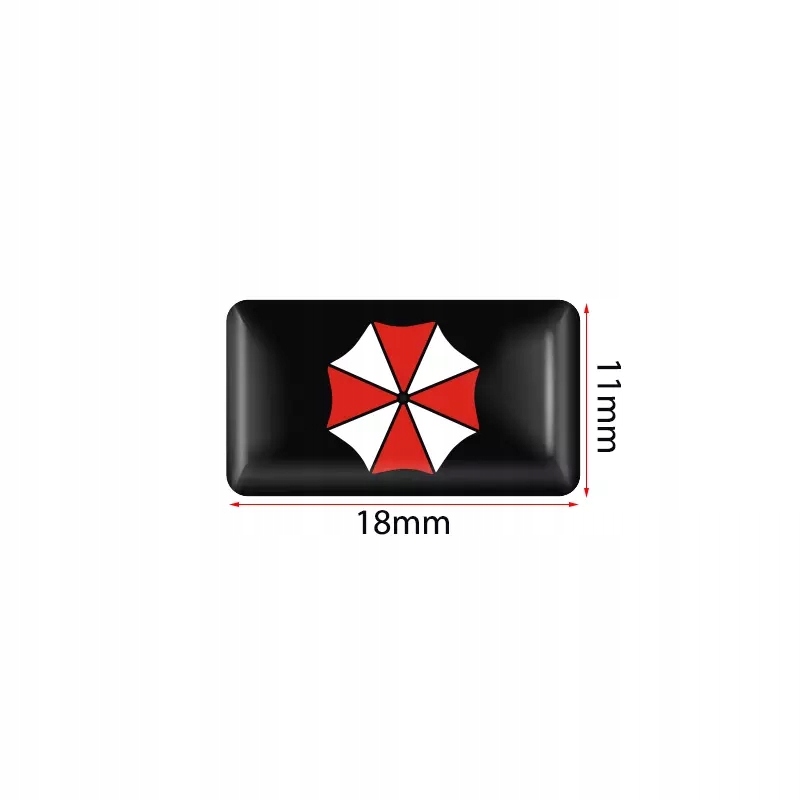 

Logo Emblemat 3D Umbrella RESiDENT Evil 18x11mm
