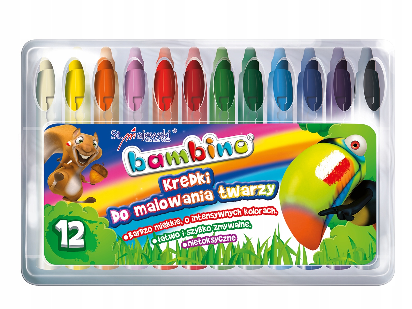 

kredki do malowania twarzy Bambino 12