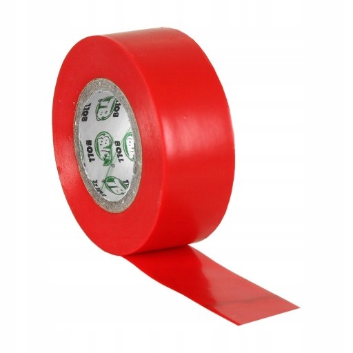 

Boll Taśma Izolacyjna Czerwona 19 mm x 10 mb 617