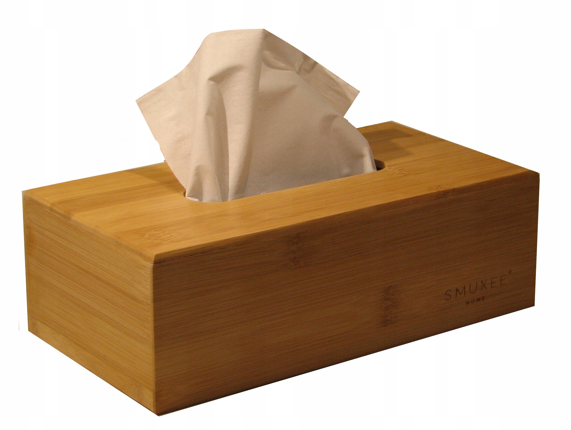 BAMBUSOWY POJEMNIK NA CHUSTECZKI - CHUSTECZNIK otwierany od dołu