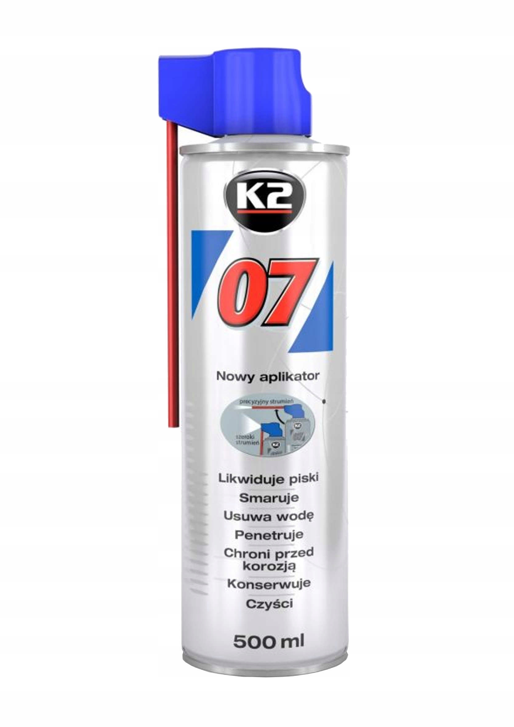 

K2 007 500ML Odrdzewiacz Penetrant Smar Czyści