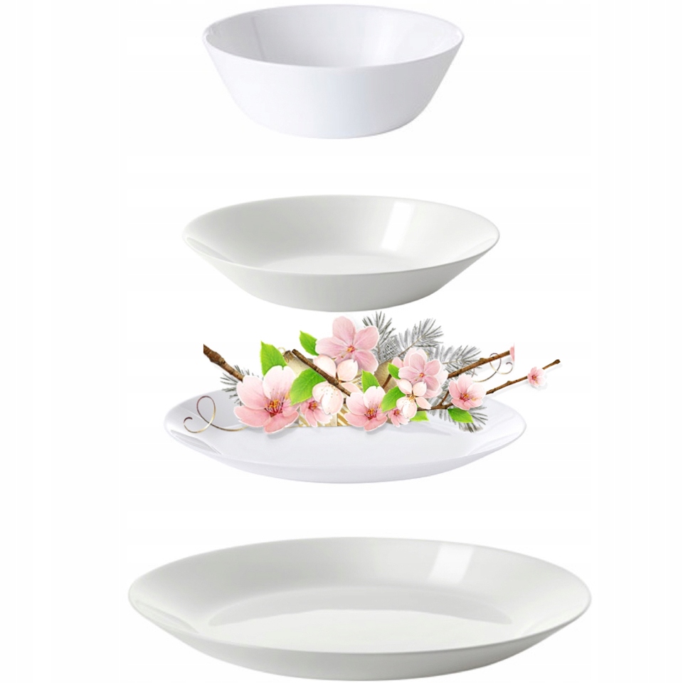 СУПЕР СЕРВИС ПОСУДЫ 12 ЧЕЛОВЕК - 48SZT СНЕЖНАЯ БЕЛИЗНА