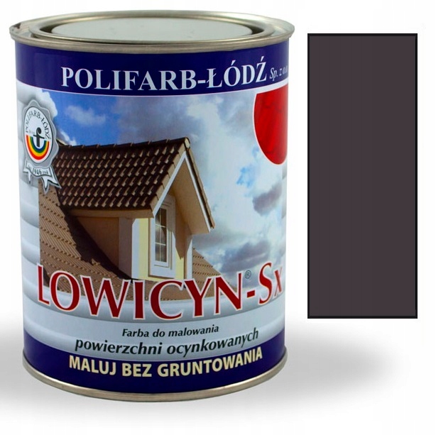 

Lowicyn Sx farba Szary Antracyt RAL7016 Połysk 5L