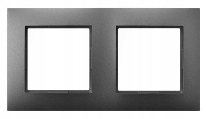 

Aria Ramka podwójna szary mat R-2U/70