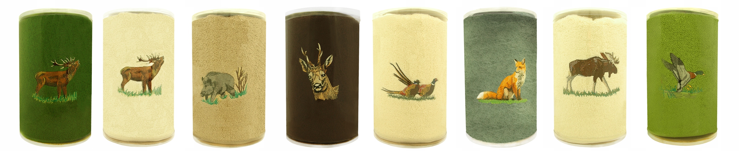 Ręcznik z haftem myśliwskim - kaczka 100% bawełna Gramatura ręcznika 410-500 GSM