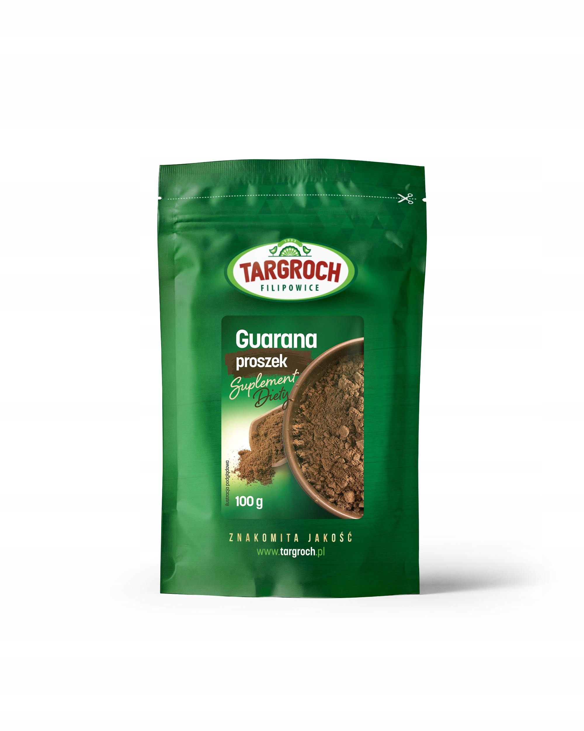 Guarana proszek ENERGIA KONCENTRACJA 100g Targroch