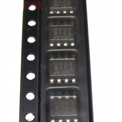 

Tranzystor SI9933DY P-channel 20V 5A 0R075 SO8 x10