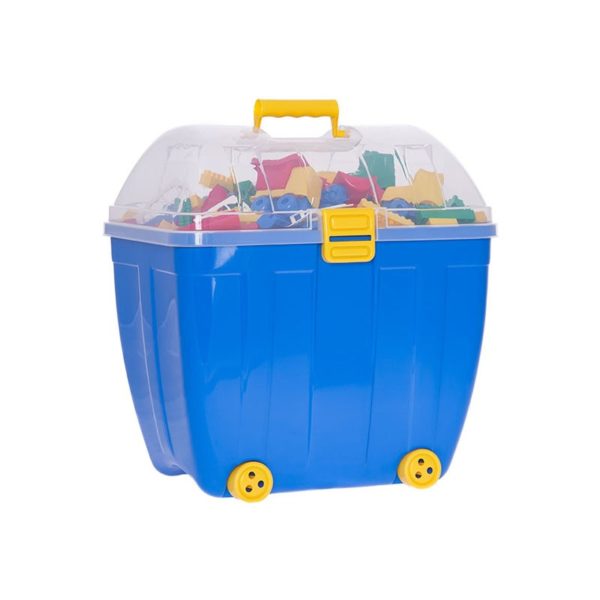 

Duże Polskie Klocki K3 100 el Kuferek ok 3kg 2lat+