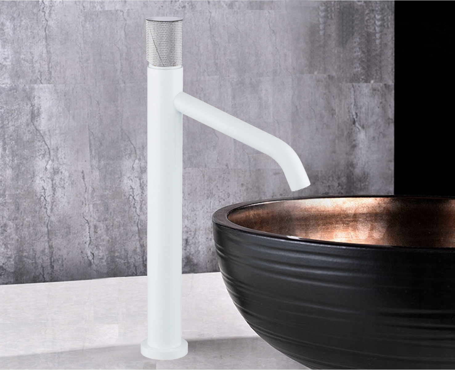 MEXEN RUMBA ONE BATERIA UMYWALKOWA BIAŁA CHROM Marka Mexen