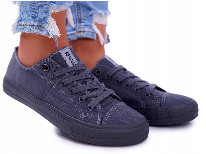 

Damskie Trampki Big Star Ciemnoszare DD274440 36