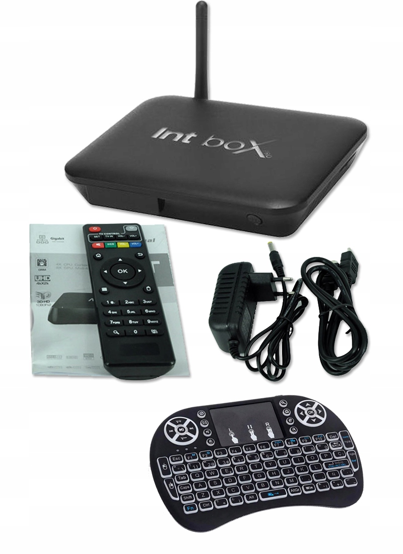 INT BOX I8 Pro Android 6.0 TV BOX 2GB + KLAWIATURA Formaty dźwięku Audio CD MP3 WMA