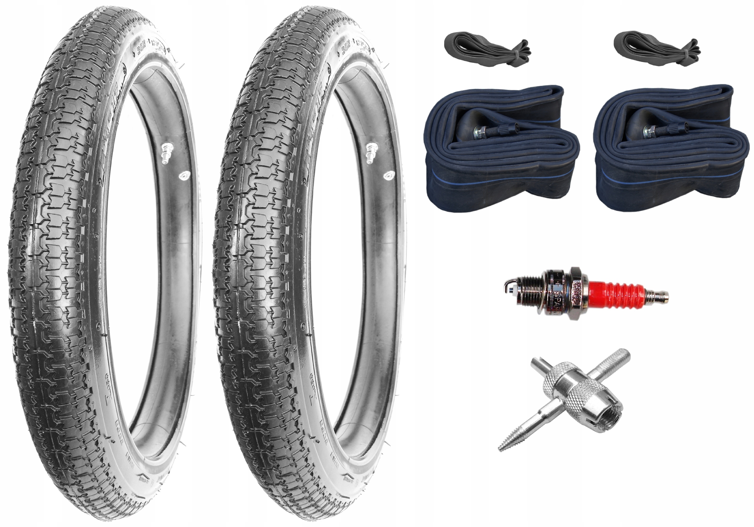 ROMET гончая шин внутренняя труба фартук свеча 17 x 2,25