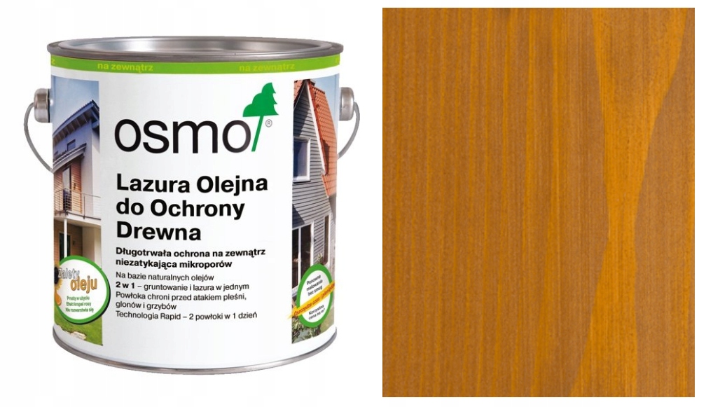 Olej LAZURA OLEJNA OSMO do tarasów 125 ml dąb 706