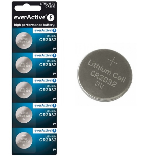 

5 Sztuk Bateria Litowa CR2032 DL Ecr Everactive 3V