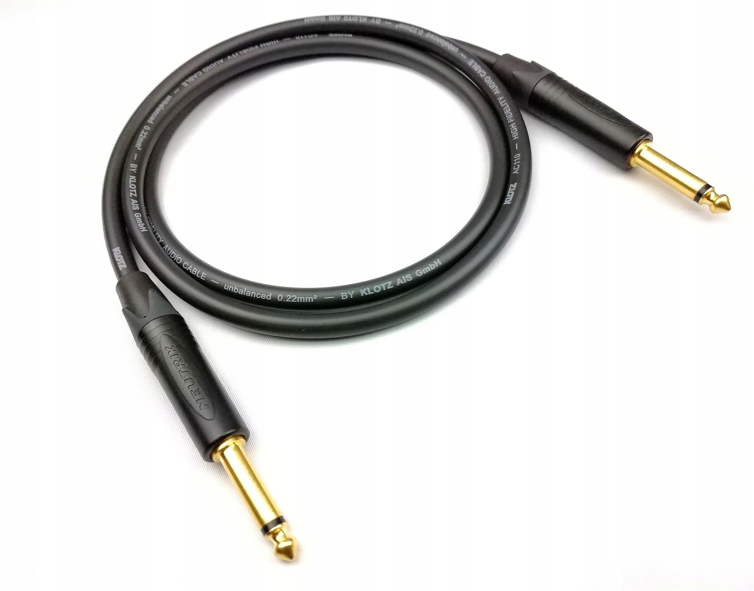 KLOTZ AC110 PRZEWÓD KABEL GITAROWY JACK NEUTRIK 5m