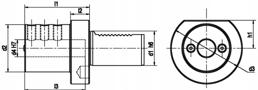 OPRAWKA VDI Z CHWYTEM WELDON 8 E2 30X8 Kod producenta E2 30X8