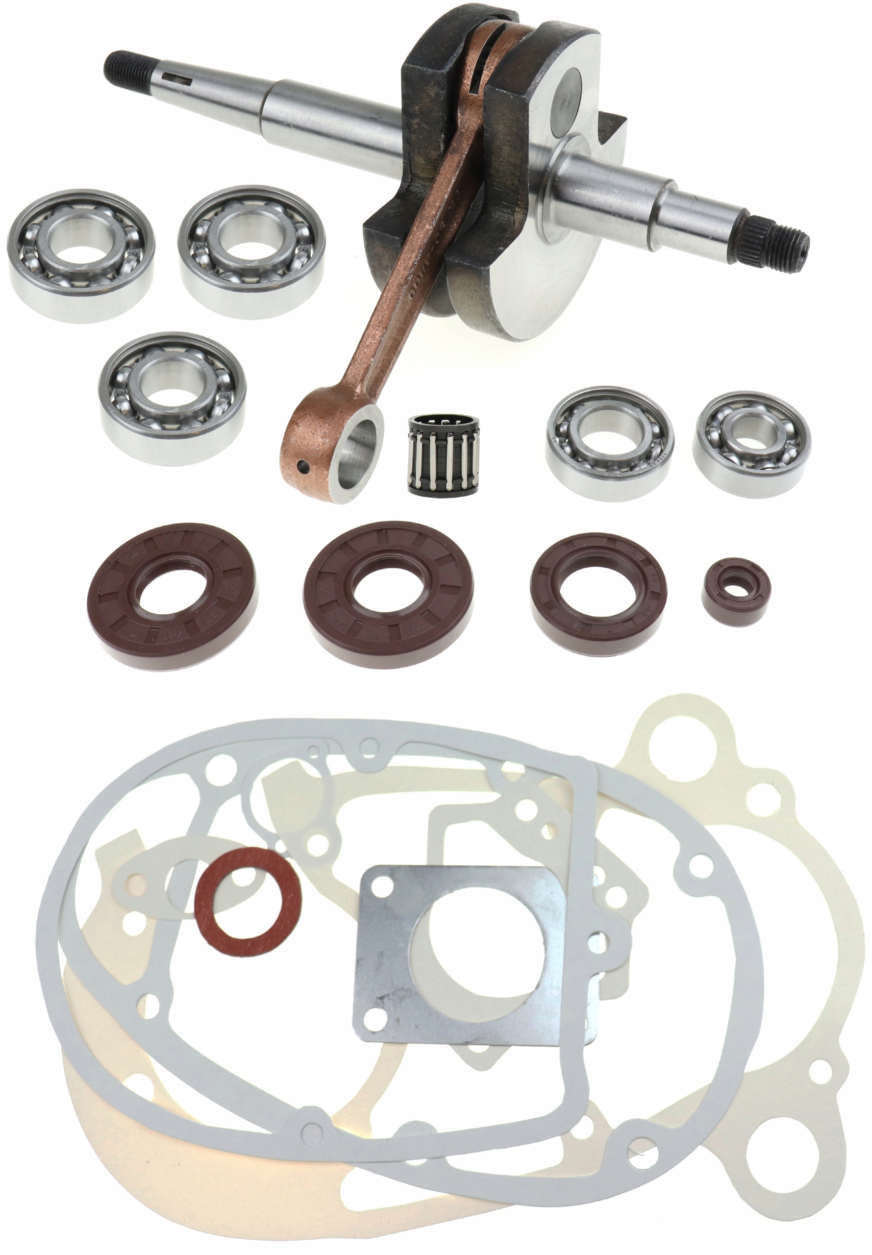 

Romet Komar Wał Łożyska Uszczelki Silnik S38 Jajo