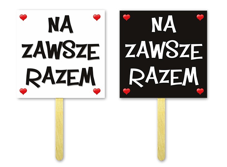 

Karteczki tabliczki do zdjęć ślub fotobudki TL20