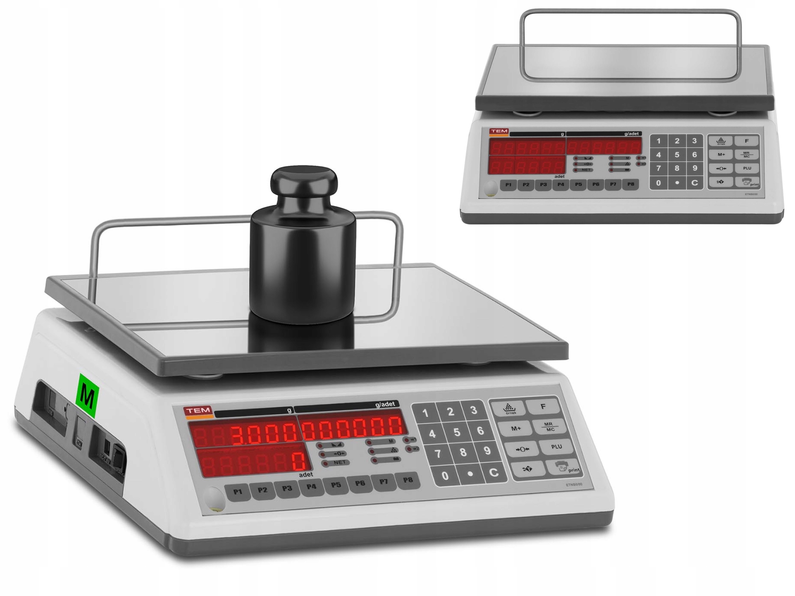 

Waga Cenowa Legalizowana Do Sklepu 3kg/1g Led