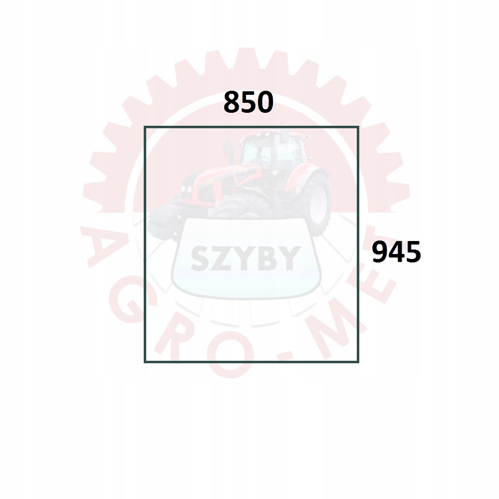 Z76045 - ветровое стекло John Deere 3200 3215 3220 3400 3415