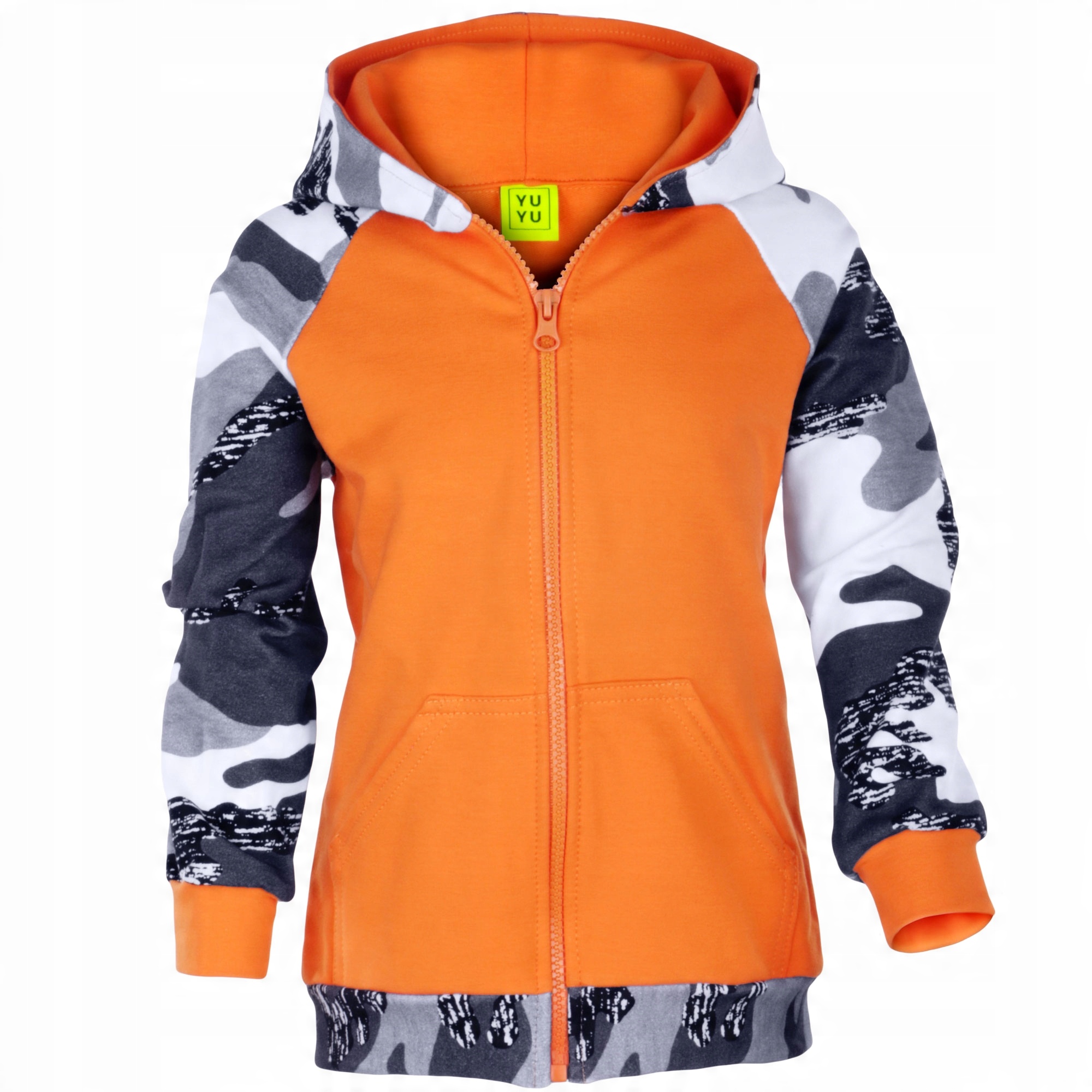 

Bobas Bluza Kaptur Pomarańczowa Moro 128/134