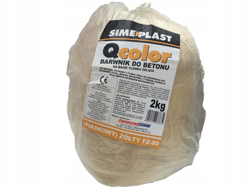 

Barwnik do betonu kostki brukowej Piaskowy 2kg