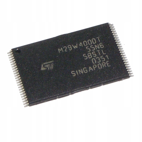 

Pamięć flash 4Mbit M29W400DT-55N6 TSOP-48 Stm