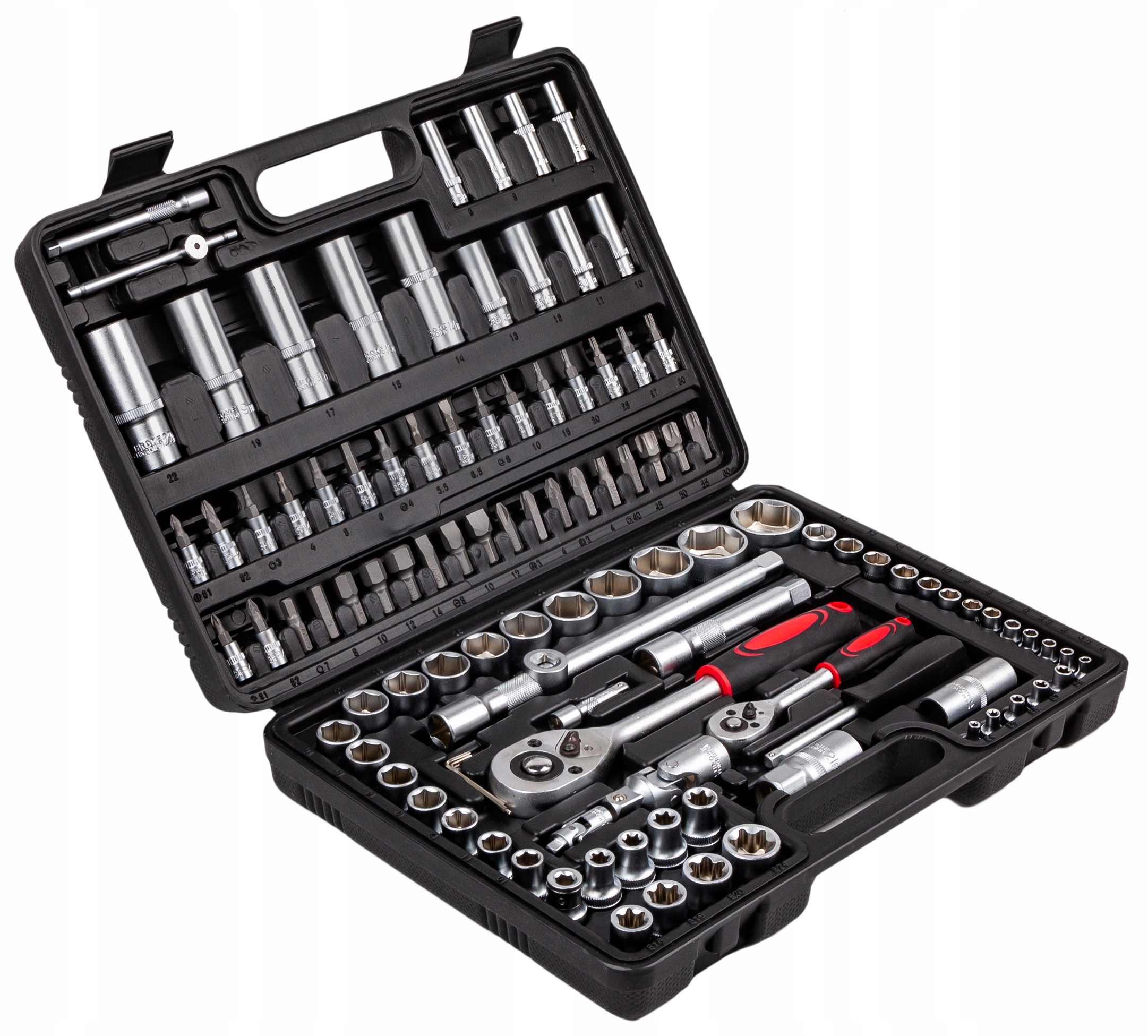 ZESTAW KLUCZY NASADOWYCH KLUCZE NASADOWE 108+ 6-22 Marka inna