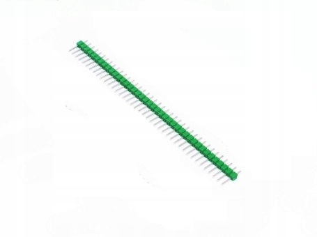 

Listwa kołkowa Gold Pin 1X40 2,54mm zielona wys.12
