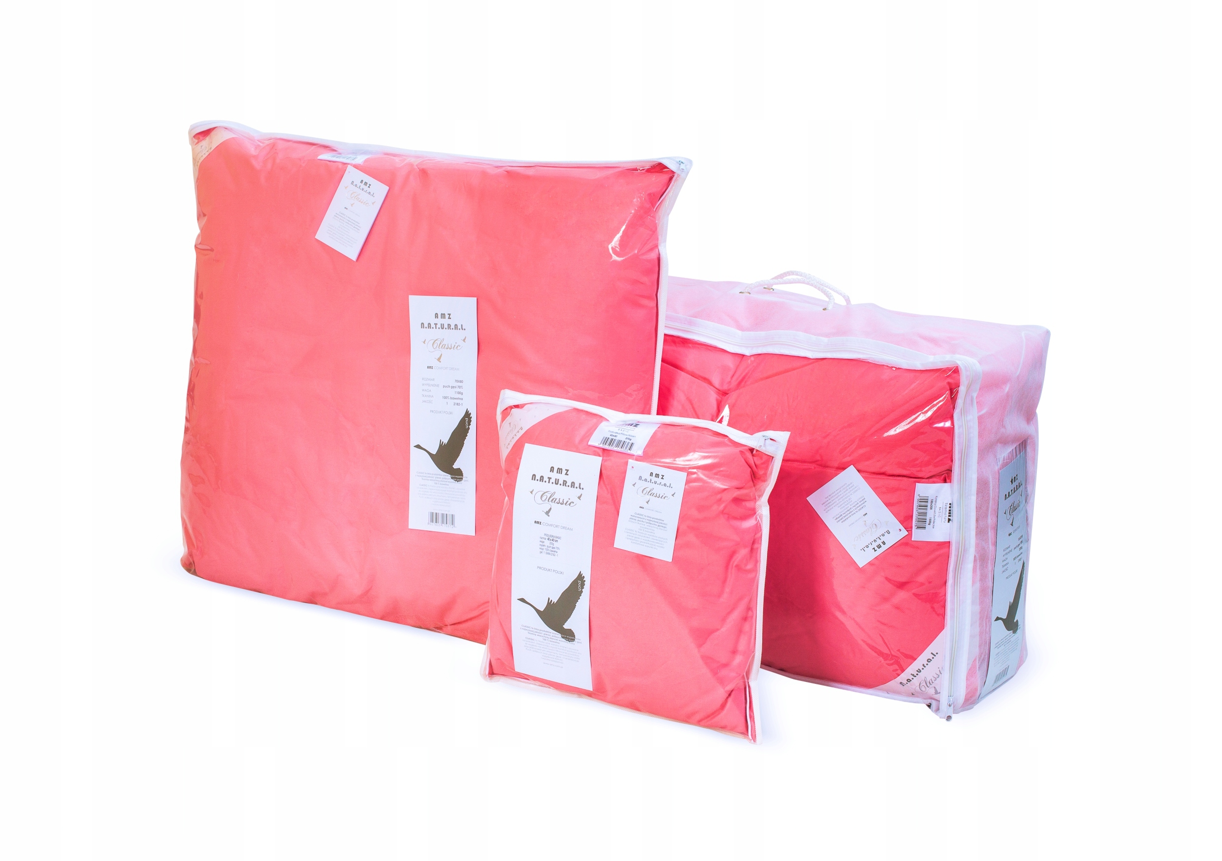 

Poduszka Amz Róż Pierze 1500 70x80