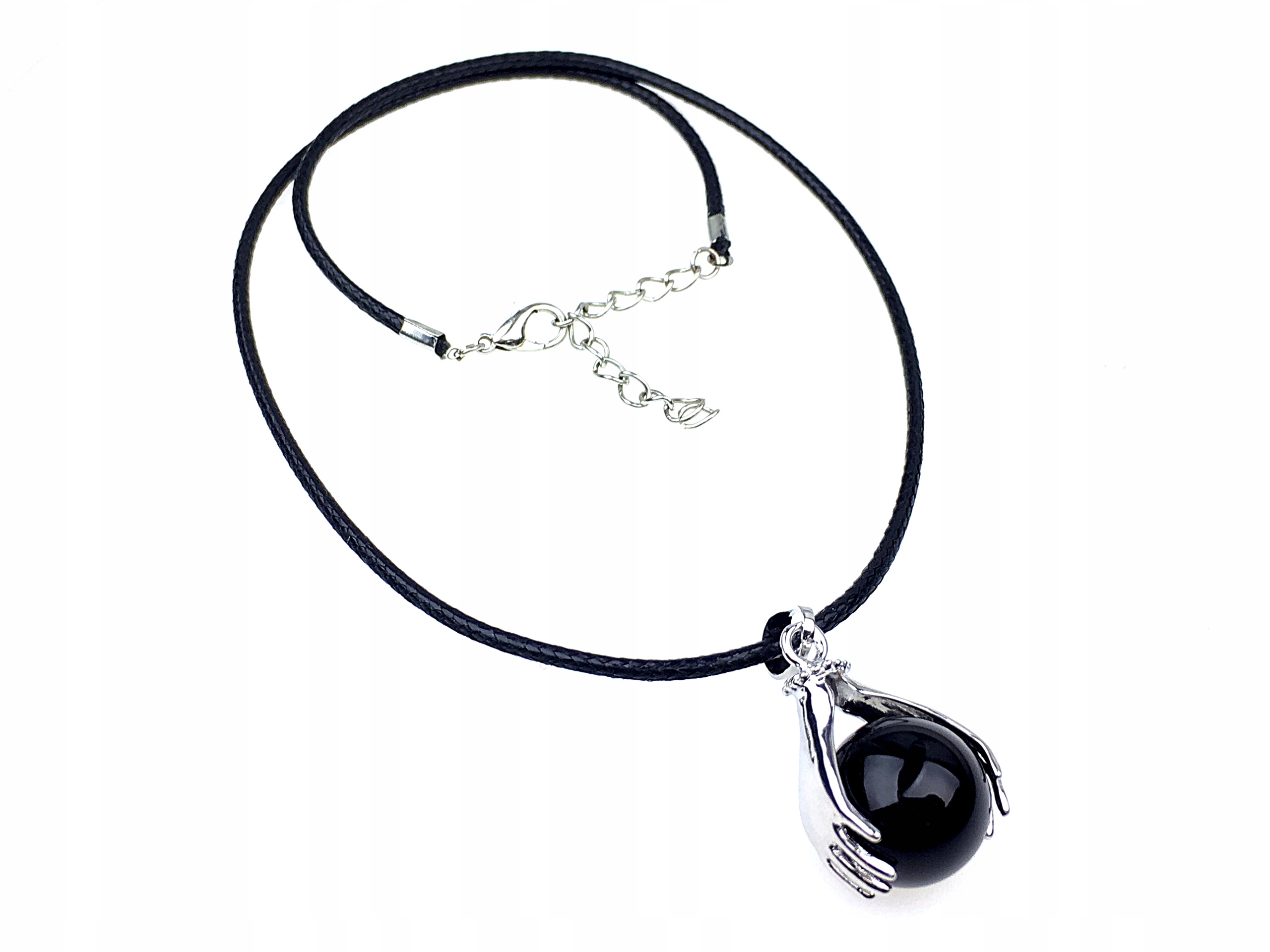 

wisior czarny onyks amulet zawieszka na szczęście