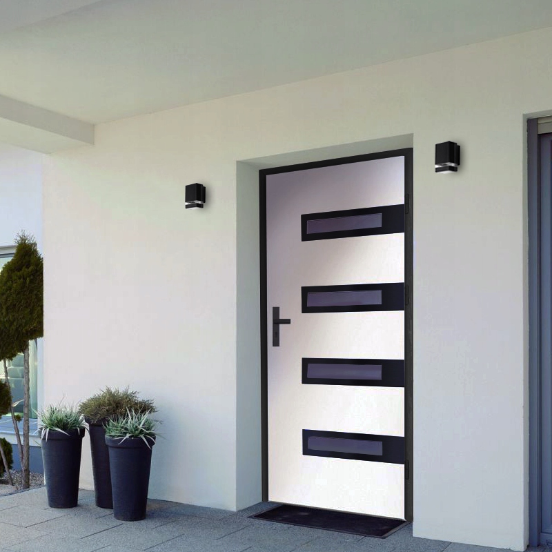 KINKIET ZEWNĘTRZNY LAMPA OGRODOWA ELEWACYJNA GU10 Zasilanie sieciowe