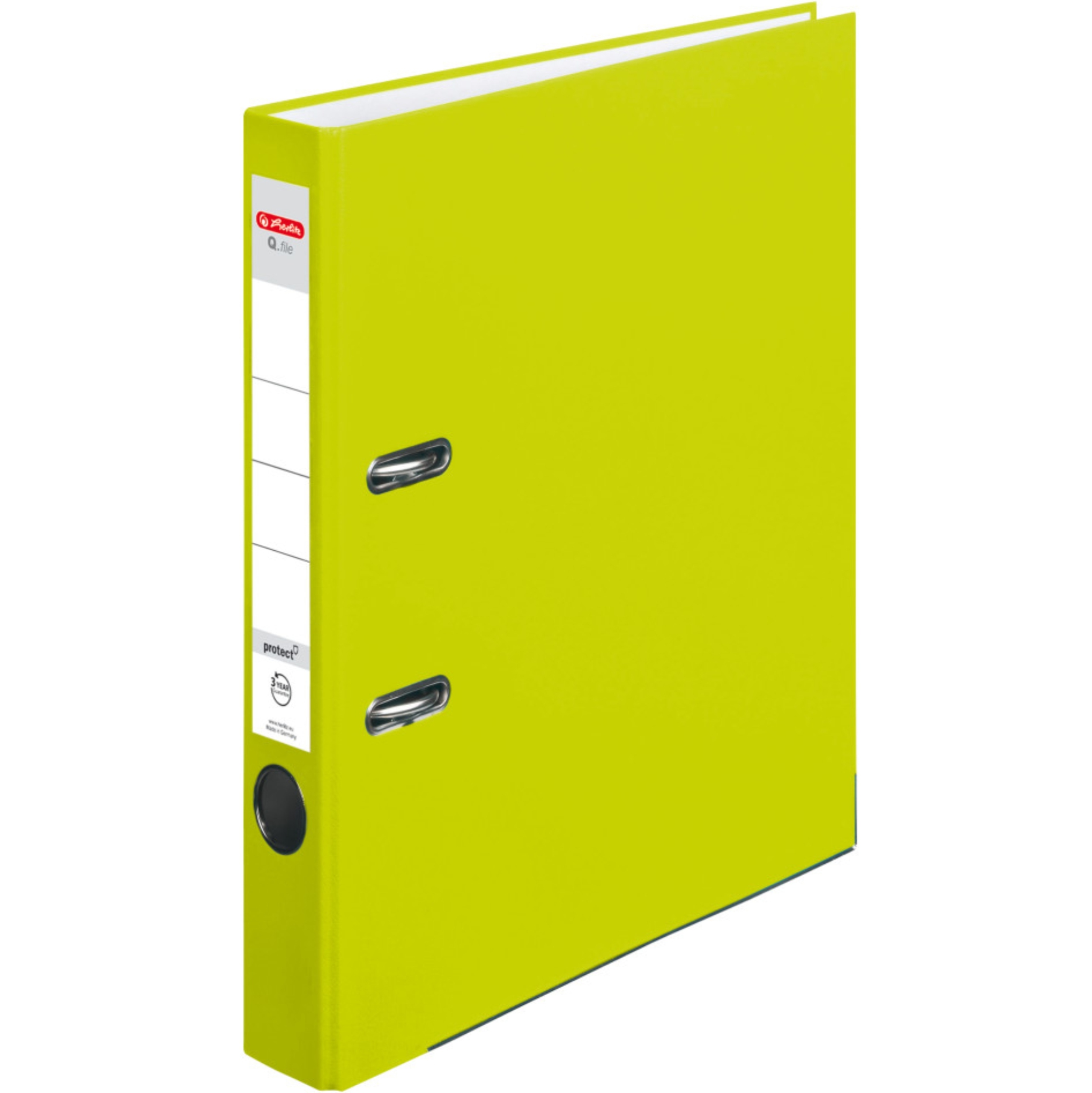 

Segregator Herlitz Q.file A4 50mm 5cm limonkowy