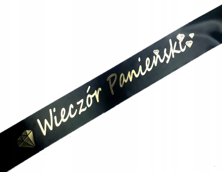 

Szarfa Na Wieczór Panieński Kolory Złota