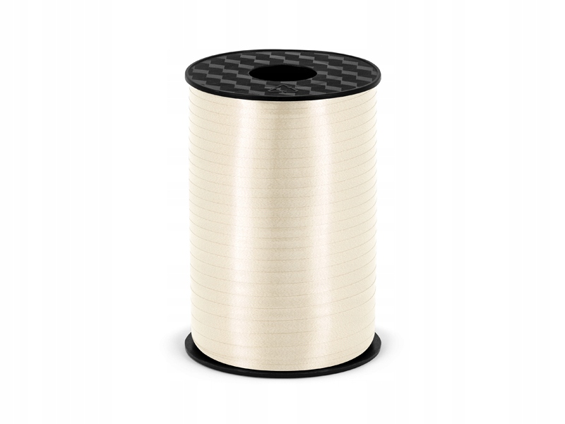 Wstążka plastikowa, kremowy, 5mm/225m, 50szt.